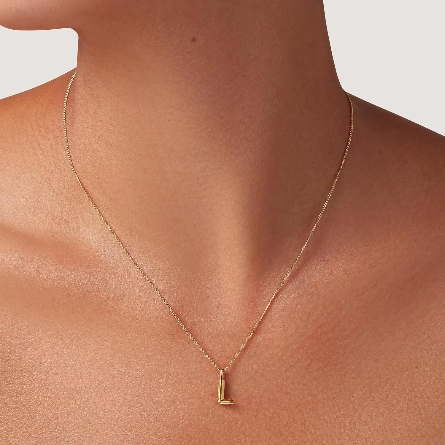 JENNY BIRD Monogram Pendant Necklace