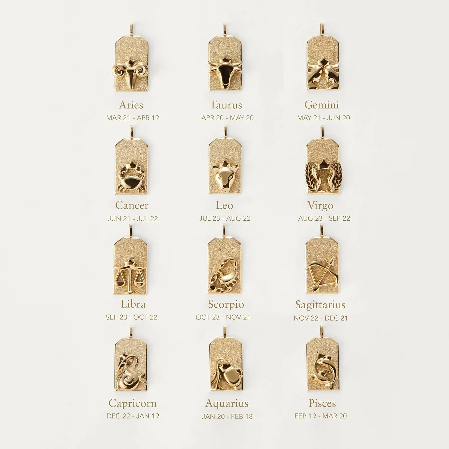JENNY BIRD Zodiac Pendant Necklace