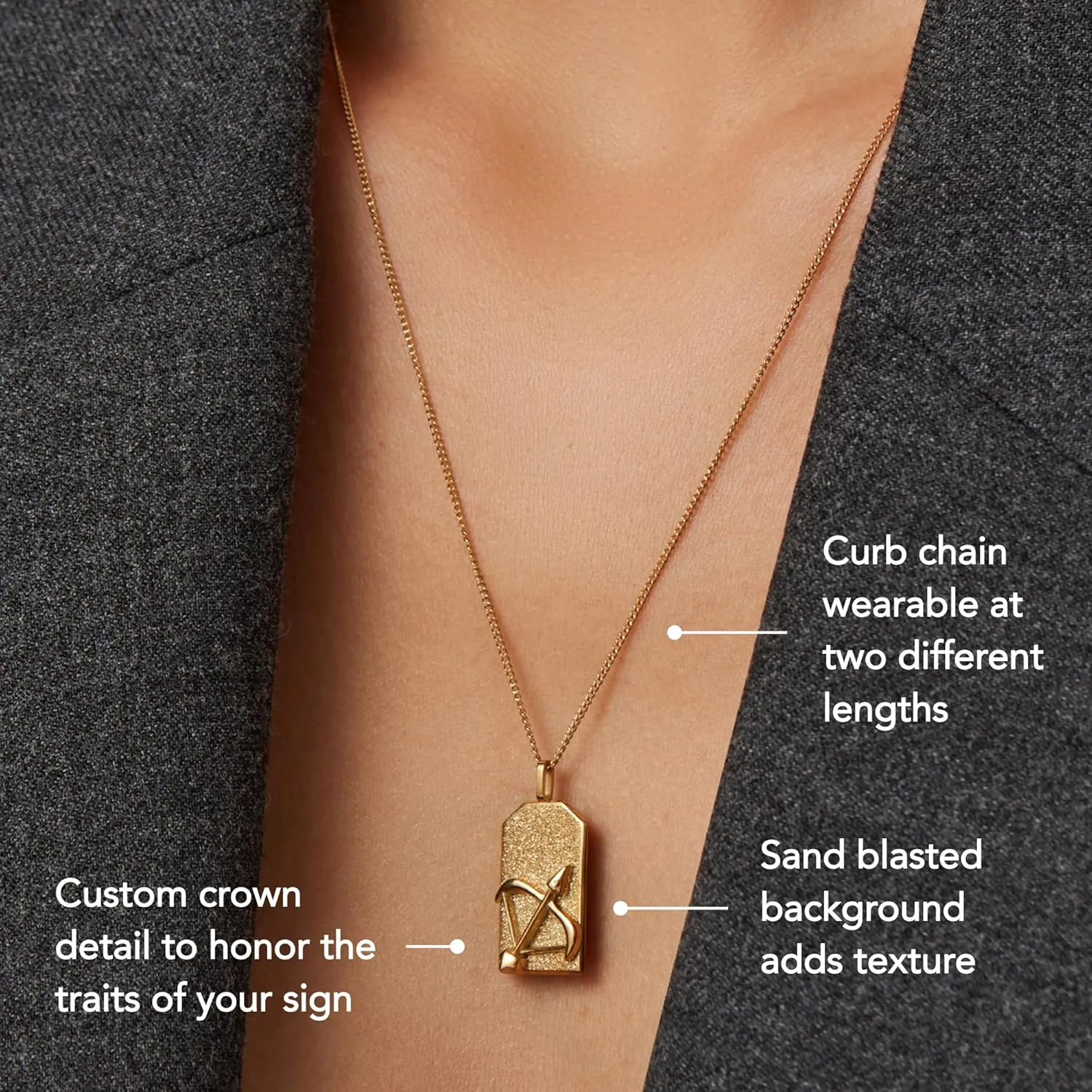 JENNY BIRD Zodiac Pendant Necklace