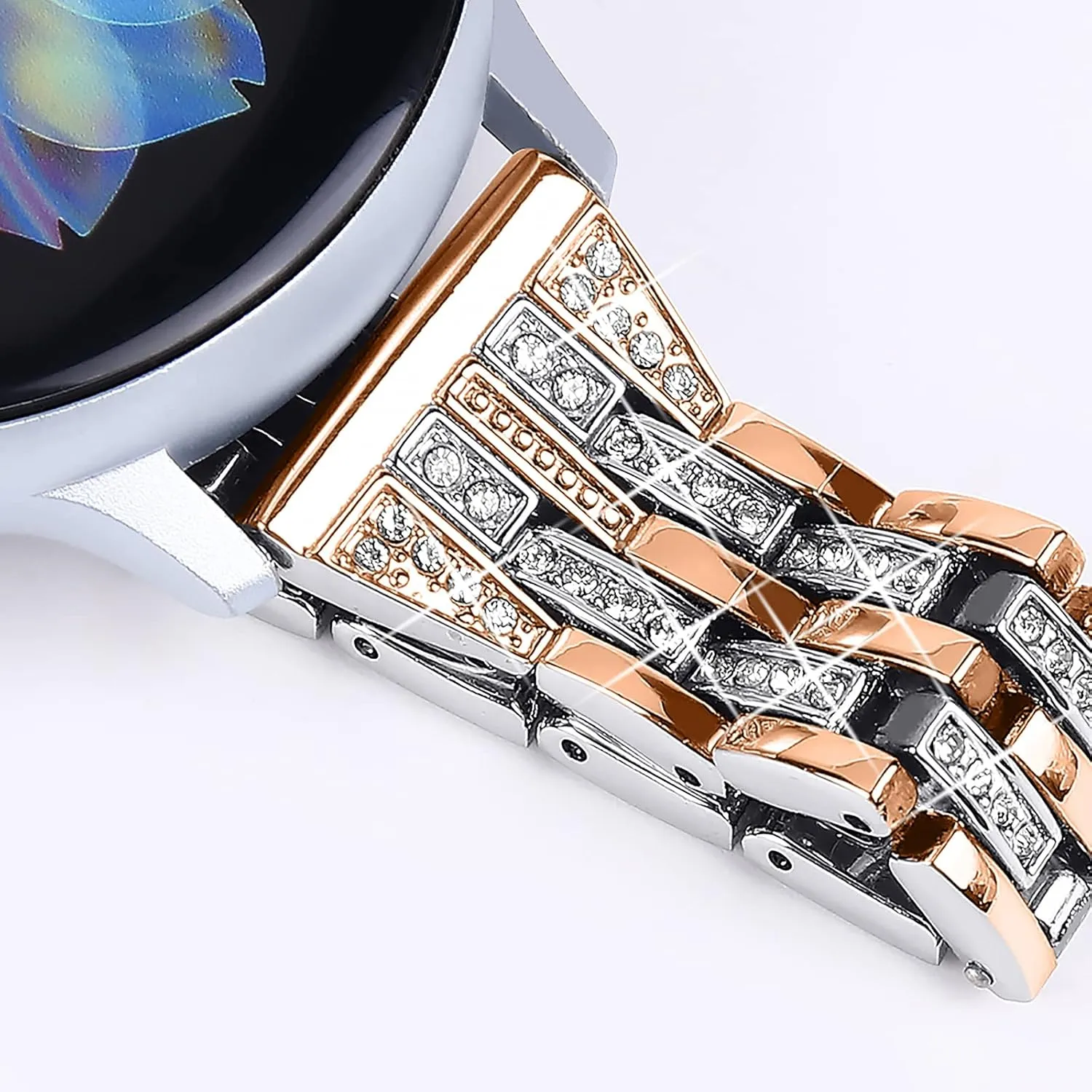 JOYOZY Women Girls Stylish Bands Compatible with Galaxy Watch 6/5/4/FE/7 40mm 44mm/Classic 42mm 43mm 46mm 47mm/Galaxy Watch Active 40mm/Active 2 40mm 44mm/Galaxy Watch 3 41mm/Garmin Vivoactive 3