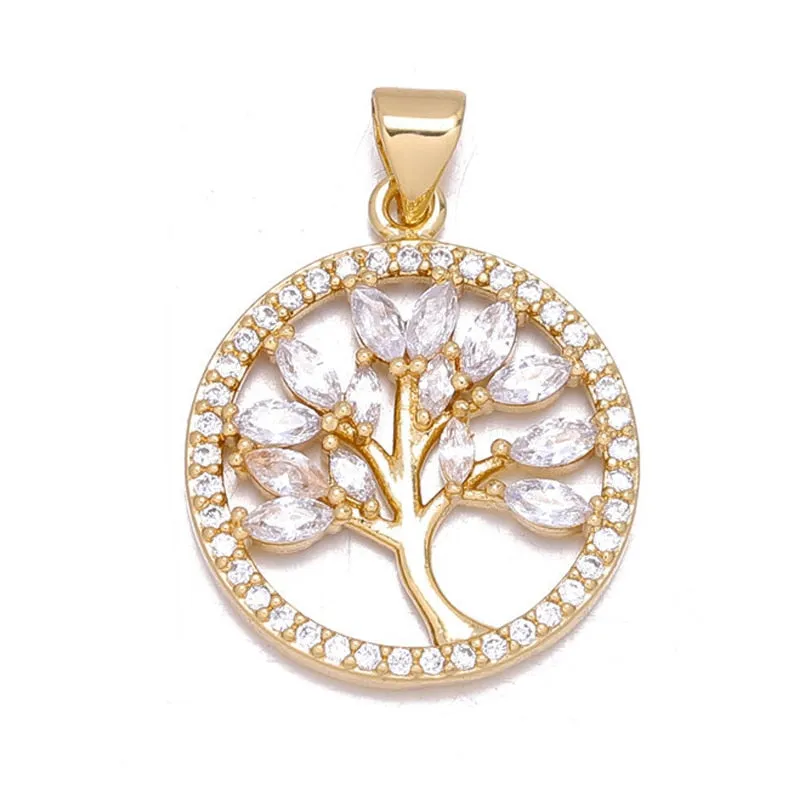 JUYA Fashion Enamel Charm Pendant For Jewelry Making Luxurious Charms Cross Pendant Evil Eye Pendants Supplies for Jewelry
