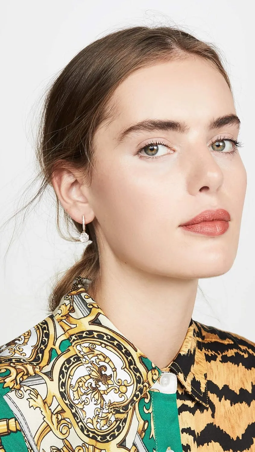 Kate Spade New York Women's That Sparkle Pave Huggies Earrings