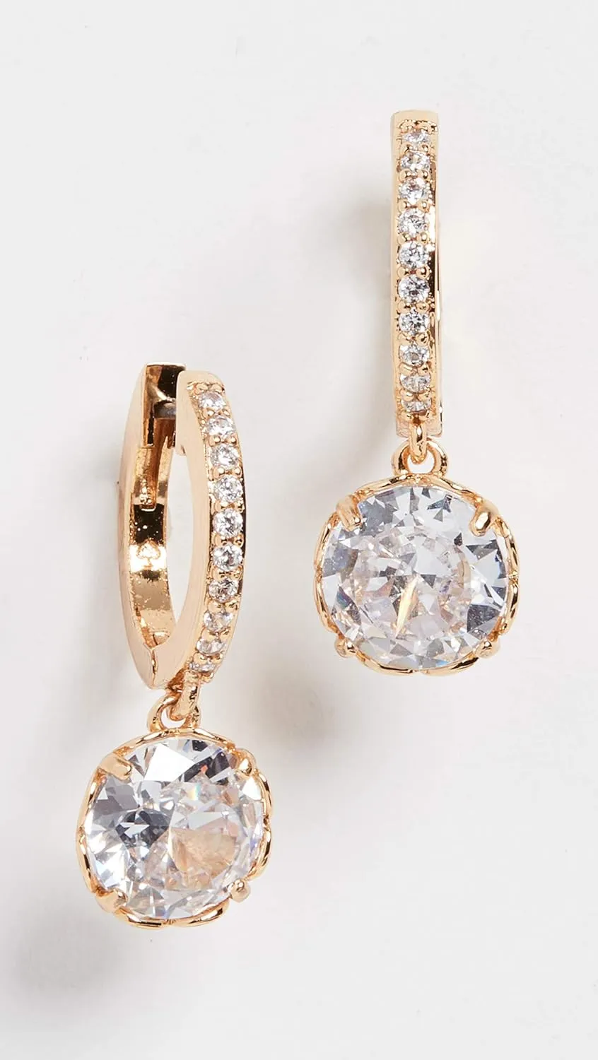 Kate Spade New York Women's That Sparkle Pave Huggies Earrings