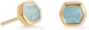 Kendra Scott Davie Stud Earrings in 18K Gold Vermeil, Fine Jewelry for Women