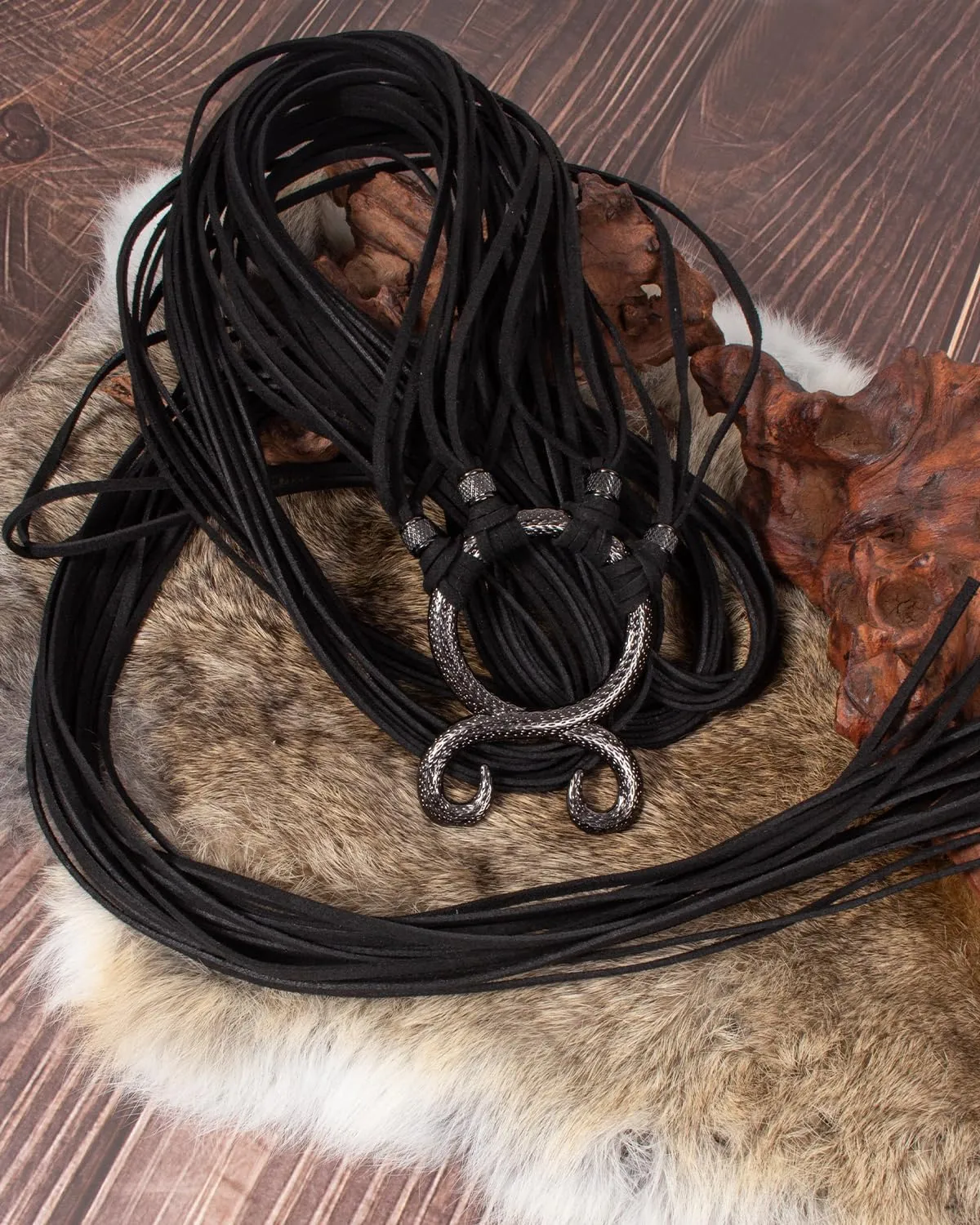 KOTORA Retro Cross Belt Viking Troll Medieval Rope Crossover Waist Band Ring Knotted Belt Norse Shaman Pagan Novelty Costume