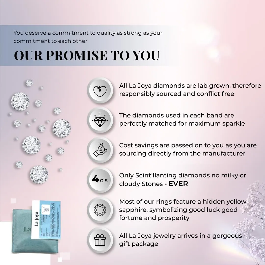 Lab Grown Diamond Wedding Rings for Women | 10K Yellow, White and Rose Gold Certified 1/6-1/2 Carat Channel Set Diamond Anniversary Bands and Wedding Bands for Her