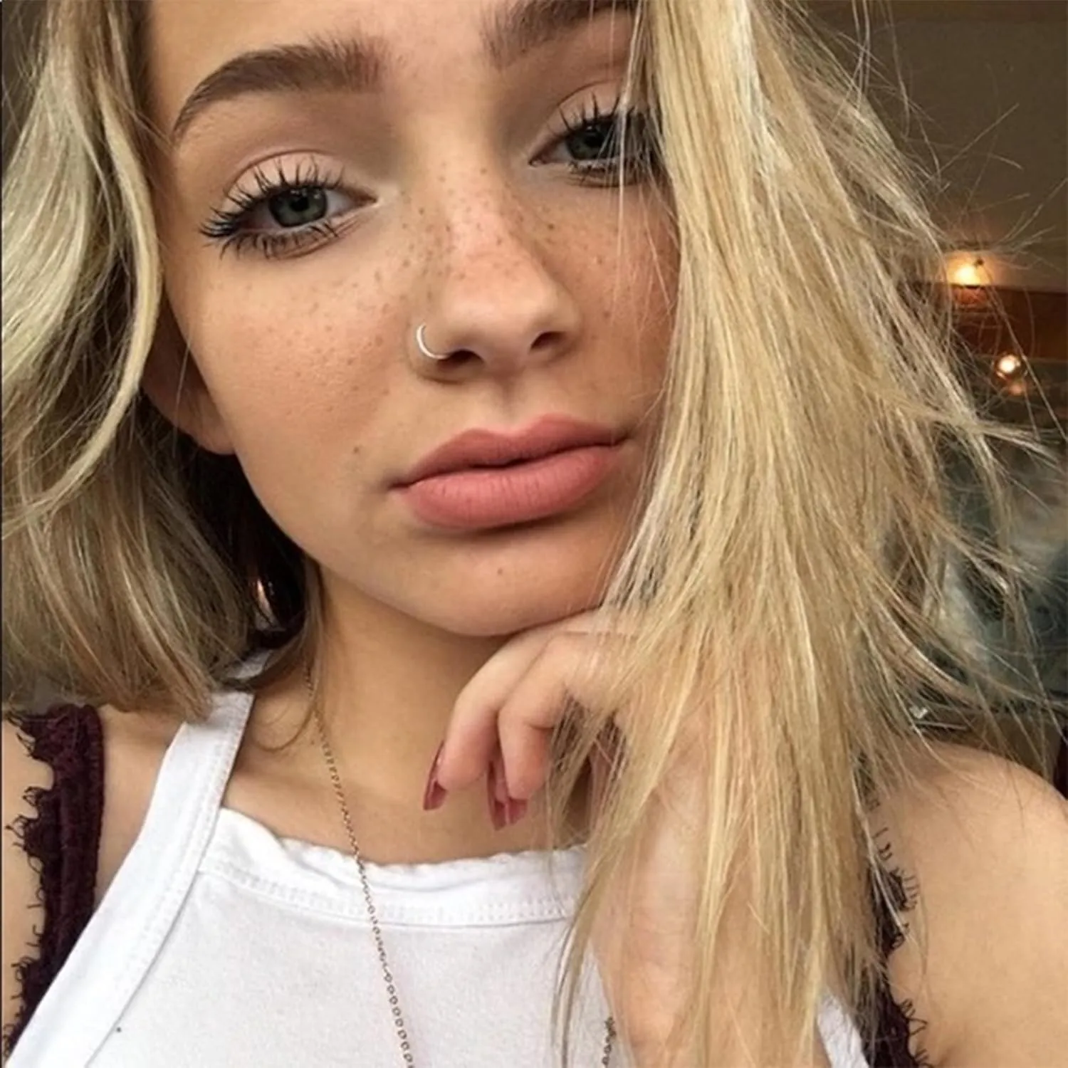 Ldurian Nose Rings for Women, Gold Hypoallergenic Nose Ring Hoop, 316L Surgical Steel Septum Cartilage Earring, 20G 18G 16G 14 Guage Diameter 5mm to 16mm Body Piercing Lip Jewelry