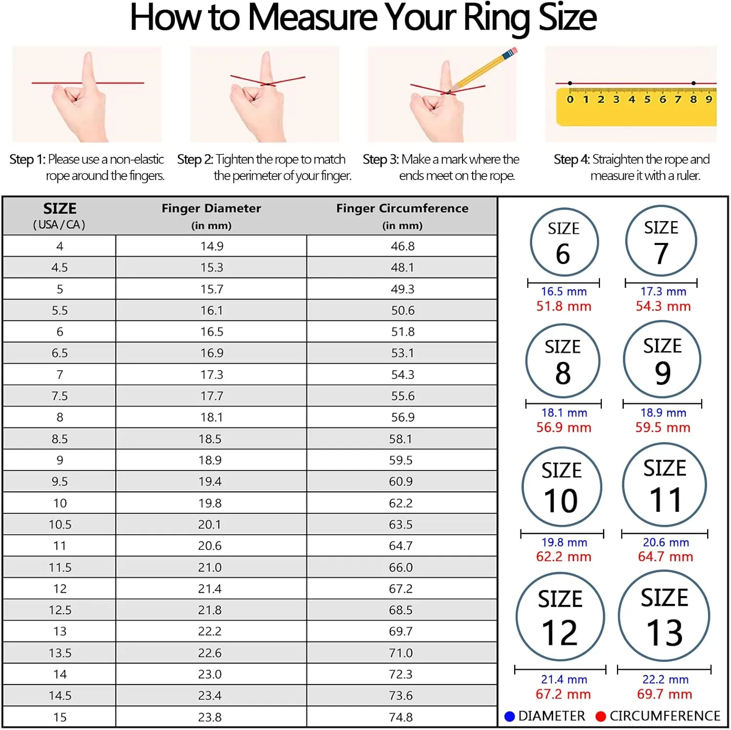 Men's Basic Brushed Matte Ring 4MM 6MM 8MM 10MM Black/Blue/Silver Stainless Steel Rings for Men Women Wedding Engagement Bands Matte Brushed Finish Beveled Polished Edges Comfort Fit Size 5-15
