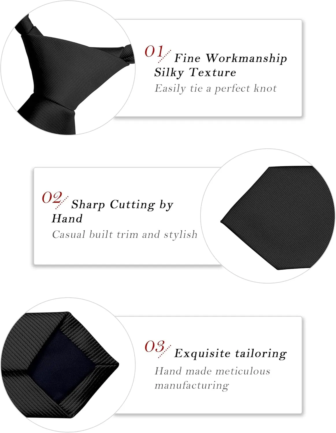 Mens Ties Sets with Pocket Square Hankerchief Tie Set Men Necktie for Formal Dress Tie Clip and Cufflinks for Men