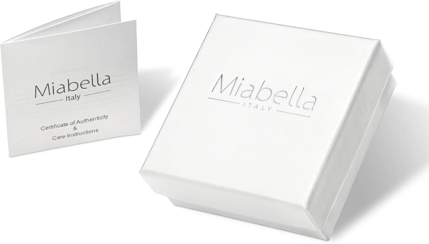 Miabella Italian 925 Sterling Silver Oval Bead Ball Chain Necklace Made in Italy