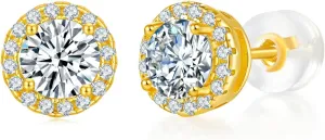 Moissanite Stud Earrings 925 Sterling Silver Lab Created Earrings for Women Men DOJOJOSA Jewelry Gifts