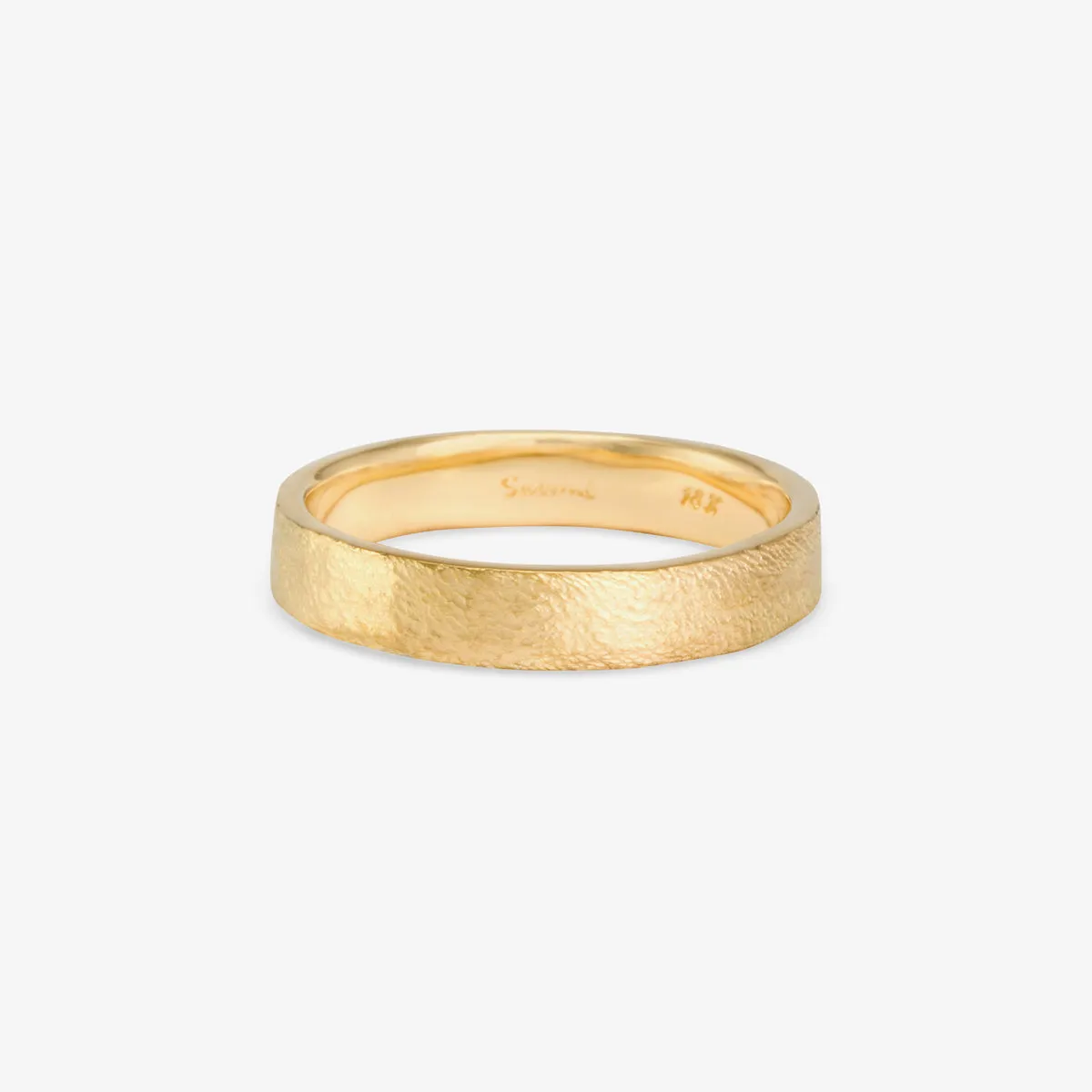 MR0117 | 4.2mm Square Gilded Band