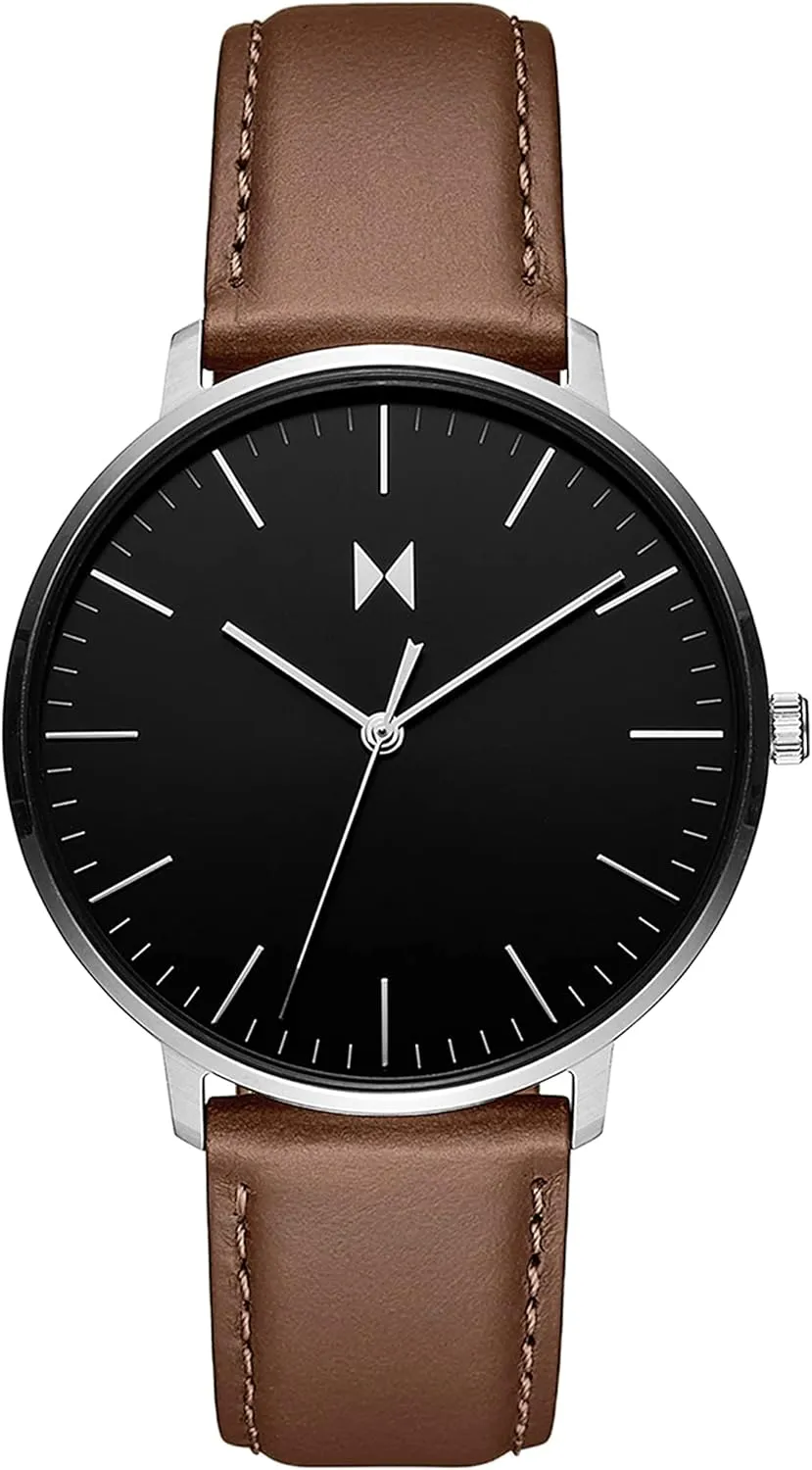 MVMT Mens Legacy Slim Watch - Analog Watch for Men - Minimalist, Water Resistant 3 ATM/30 Meters Mens Dress Watch - Premium Japanese Quartz Mens Wristwatch - 42mm