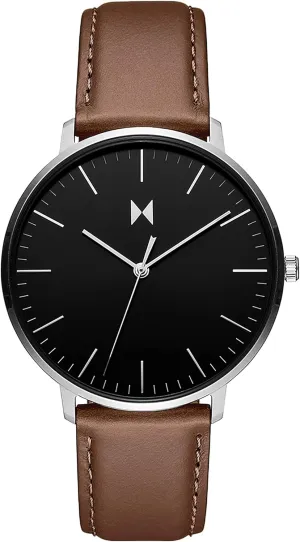 MVMT Mens Legacy Slim Watch - Analog Watch for Men - Minimalist, Water Resistant 3 ATM/30 Meters Mens Dress Watch - Premium Japanese Quartz Mens Wristwatch - 42mm