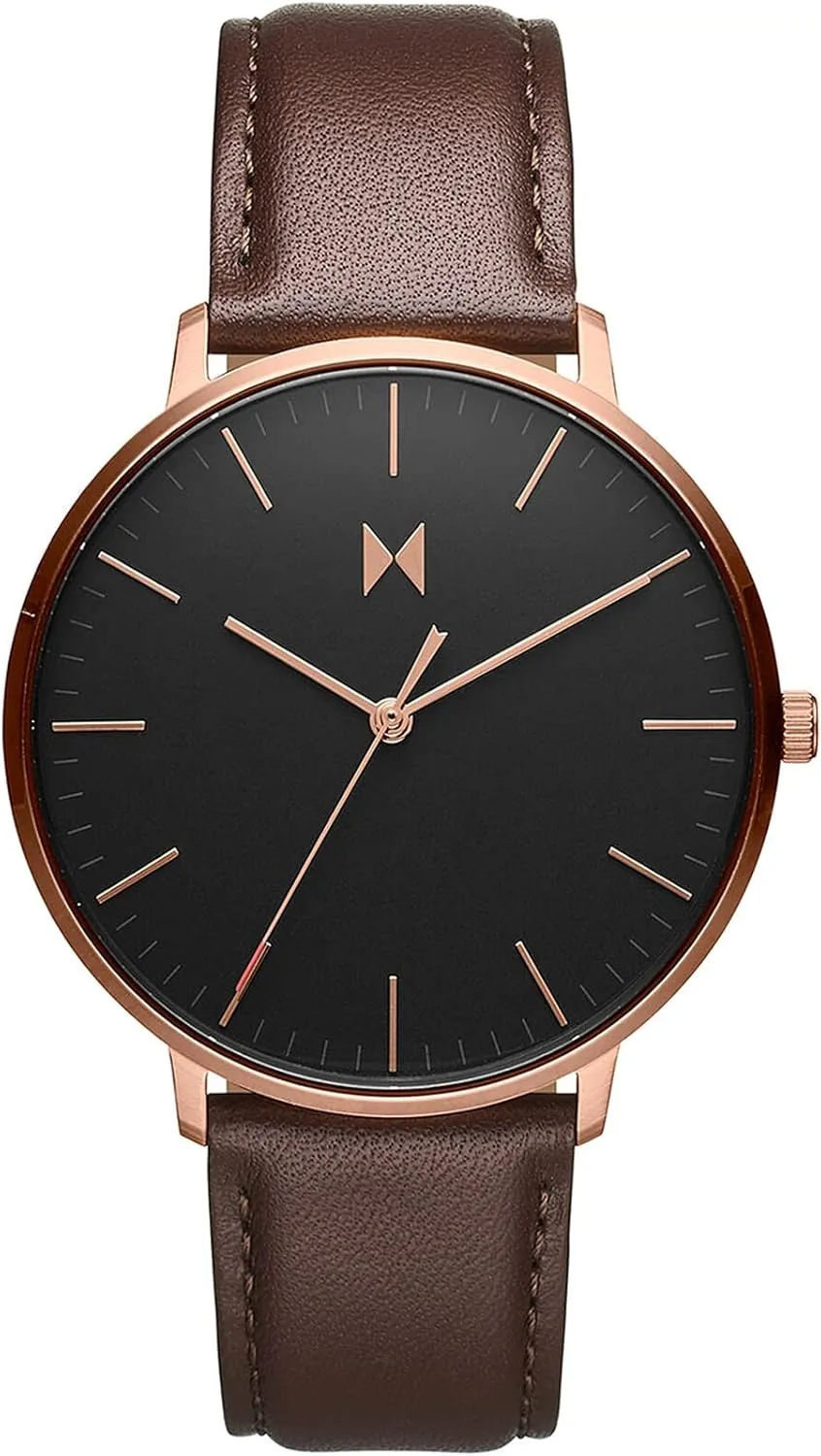 MVMT Mens Legacy Slim Watch - Analog Watch for Men - Minimalist, Water Resistant 3 ATM/30 Meters Mens Dress Watch - Premium Japanese Quartz Mens Wristwatch - 42mm