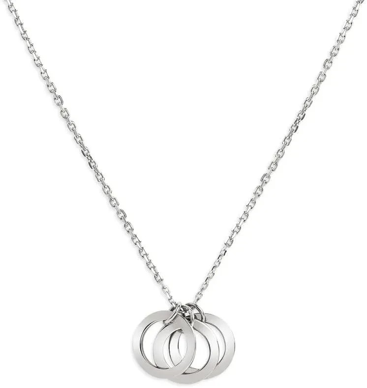 Mysha & Co New York Personalized Triple Ring of Love Pendant
