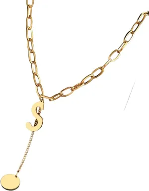 New 2025 Stainless Steel Necklaces Letter Jesus Geometric Heart Pendants Hip Hop Gothic Chains Male Necklace For Women Jewelry Trend Gift With For You Jewelry Fashion Accessories Creative Gift