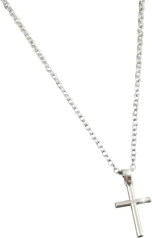 New 2025 Unisex Fashion Simple Cross Pendants Necklace For Men Women Metal Chain Crystal Jesus Pendant Party Choker Jewelry Gifts Trendy Accessories Creative Gift For Women And Men