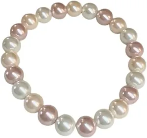 New 2026 High 6Mm 8Mm 10Mm Multicolor Imitation Pearl Beaded Necklace For Women Contrast Color Strand Chokers Necklaces Jewelry Fashion Trendy Accessories Creative Gift For Women And Men