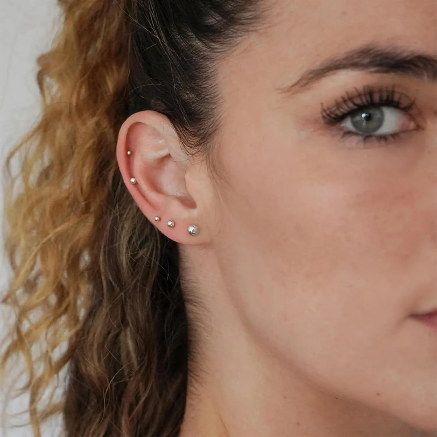 PRETOLE 8 Pairs Sterling Silver Stud Earrings for Women,14K Gold Plated Stud Earrings Set for Women Hypoallergenic Stud Earrings Cubic Zirconia Stud Earrings Small Stud Earrings for Women