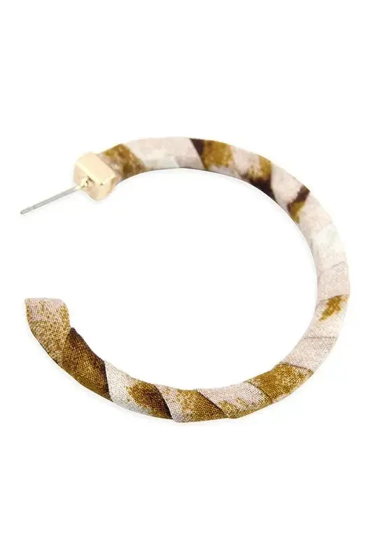 Pretty and Posh Hoop Earrings