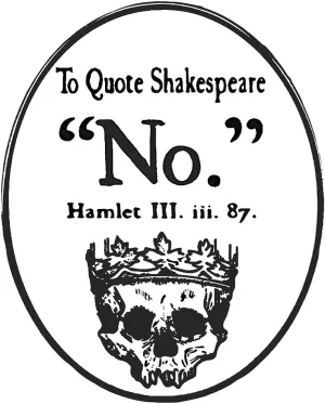 Quote Enamel Pin - Minimalist Literary Badge Lover Gift, Theater Accessory & Sarcastic Statement Jewelry for Backpack, Hat, Clothes