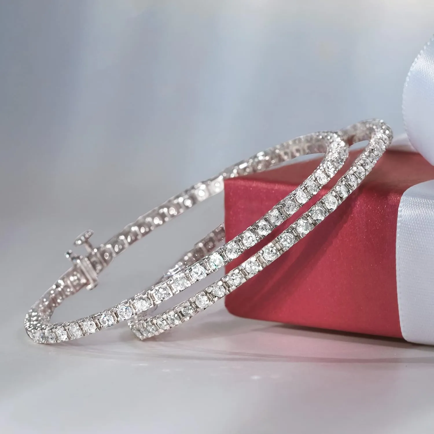 Ross-Simons 3.00 ct. t.w. Diamond Tennis Bracelet in Sterling Silver