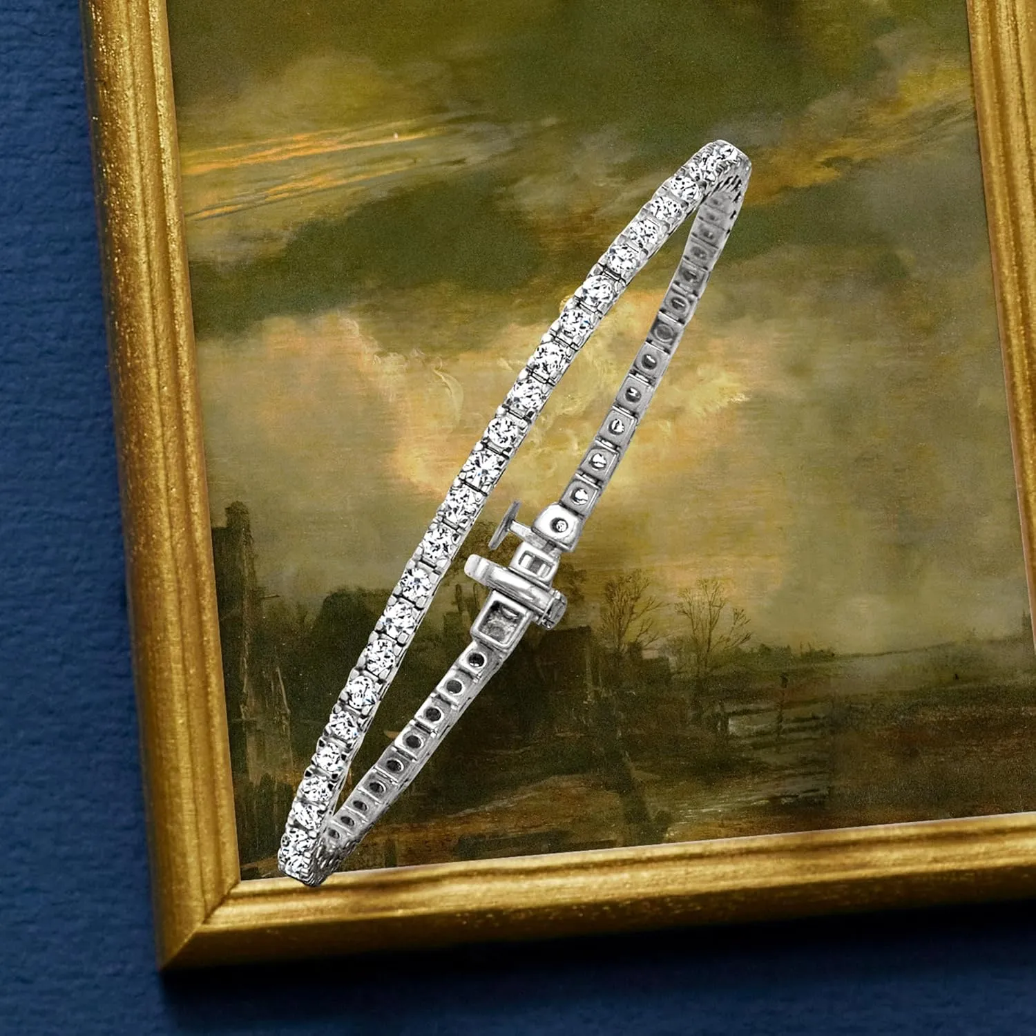 Ross-Simons 3.00 ct. t.w. Diamond Tennis Bracelet in Sterling Silver