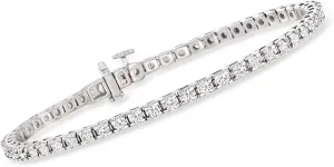 Ross-Simons 3.00 ct. t.w. Diamond Tennis Bracelet in Sterling Silver