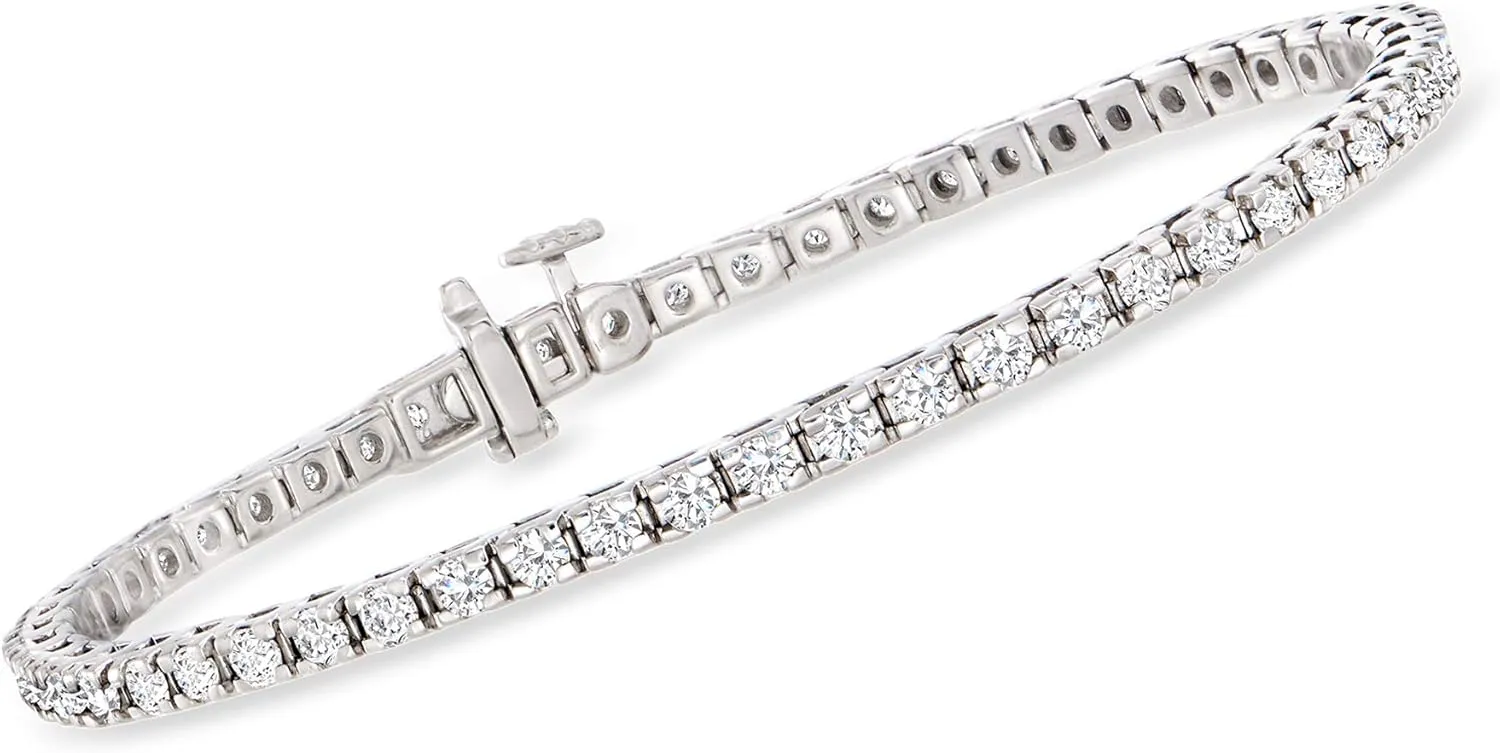 Ross-Simons 3.00 ct. t.w. Diamond Tennis Bracelet in Sterling Silver