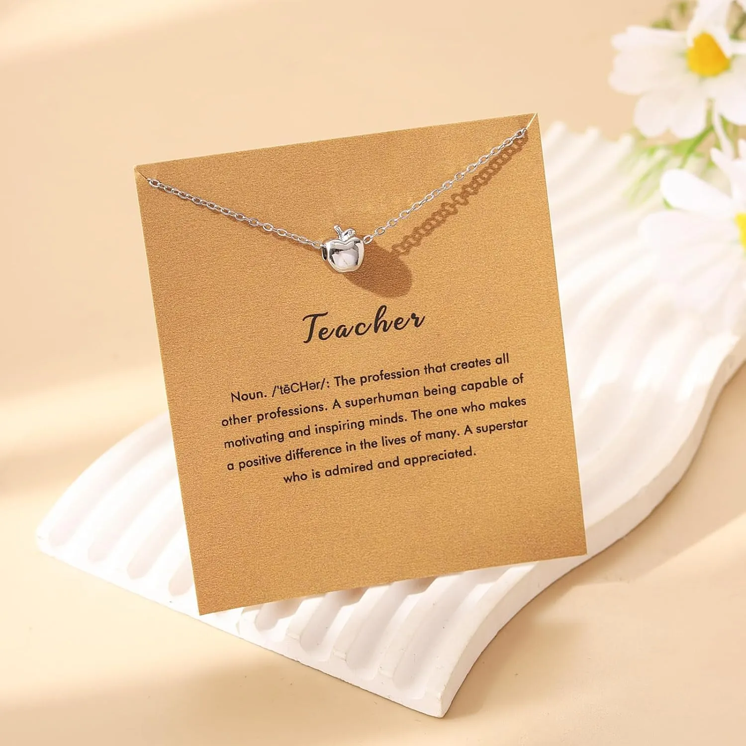 RZKING Silver Necklace for Women, Dainty Cat Candy Bow Moonstone Necklace, Gifts for Best Friend Sister Mom Daughter Teacher, Mothers Day Birthday Christmas Thank You Gifts