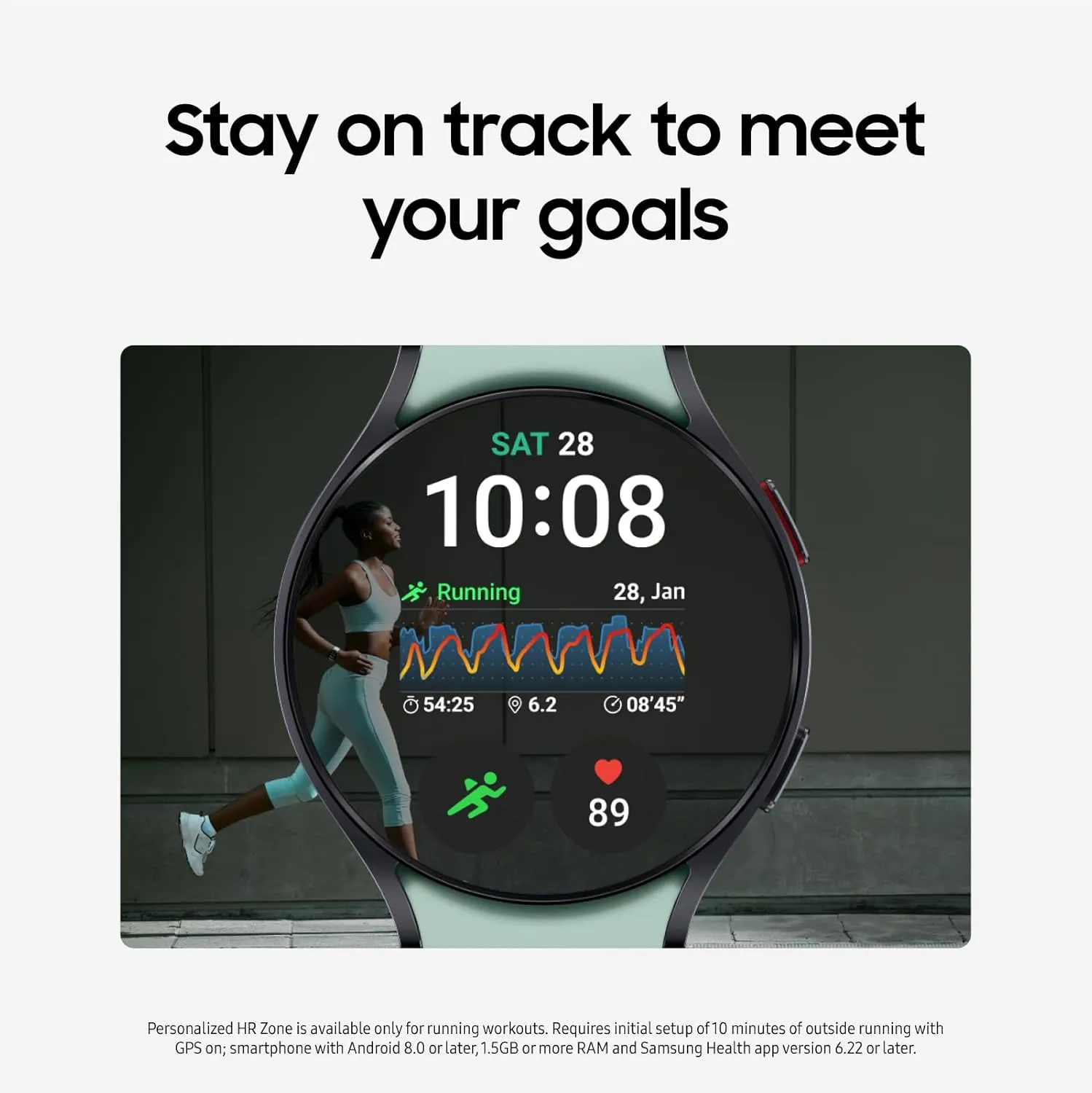 SAMSUNG Galaxy Watch 6 40mm LTE Smartwatch, Fitness Tracker, Advanced Sleep Coaching BIA Sensor for Health Wellness Insights, US Version, Graphite (Renewed)