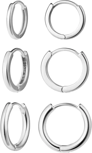 Stud and Hoop Earrings Set for Women 18K Gold Filled CZ Small Ball Studs Huggie Earrings Hypoallergenic Cartilage Earring Sets for Multiple Piercing