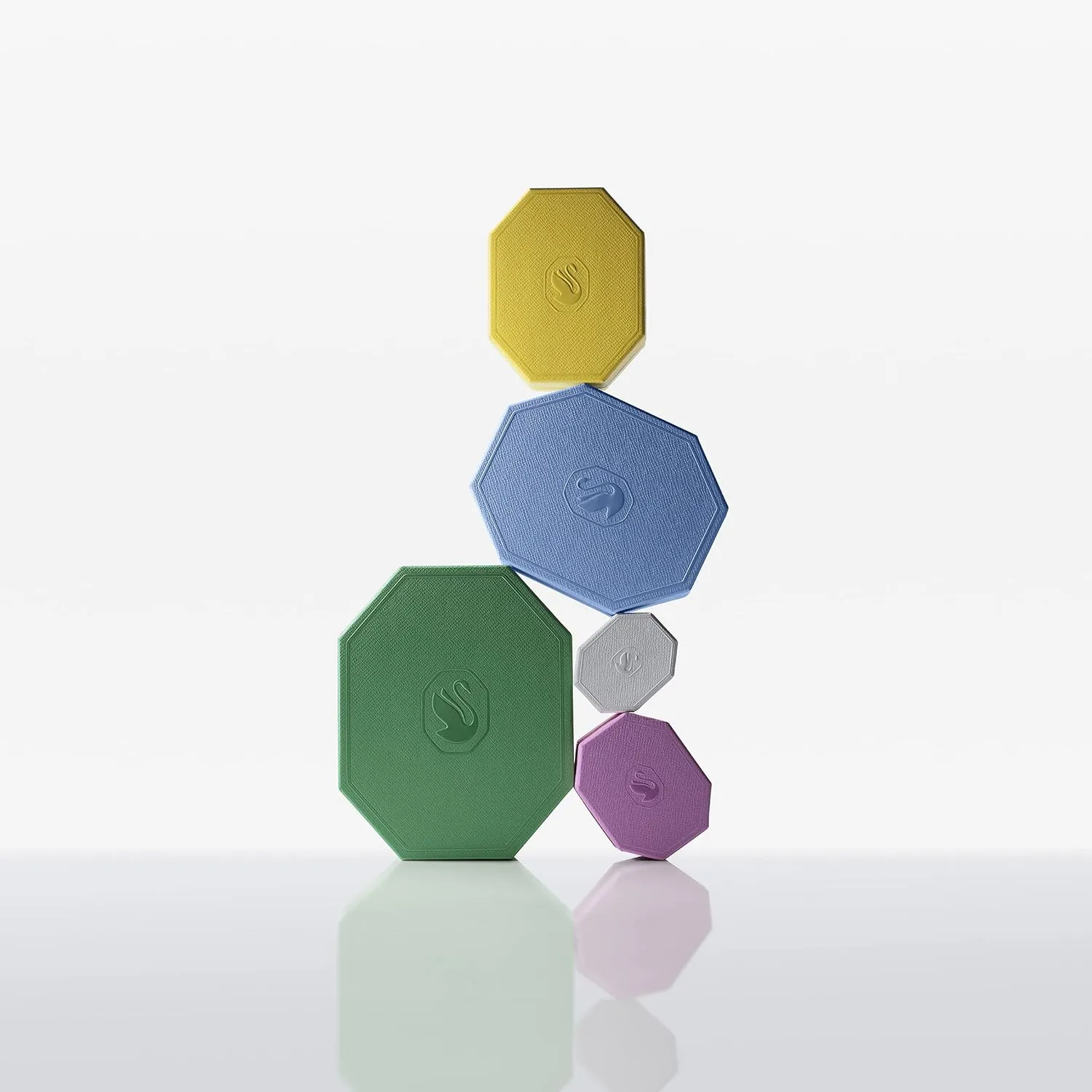 Swarovski Birthstone Stud Earring Collection, Square-Cut Stone and Crystals, Rhodium Finish