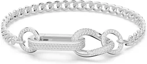 Swarovski Dextera Bracelet with White Crystal Pav on a Rhodium Plated Setting