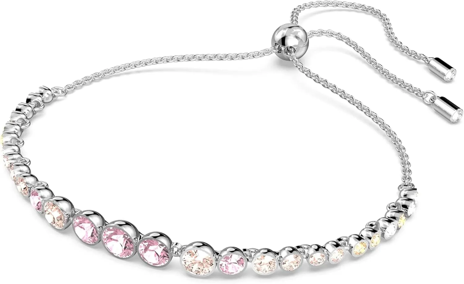 Swarovski Emily Tennis Bracelet Jewelry Collection, Clear Crystals, Blue Crystals, Pink Crystals