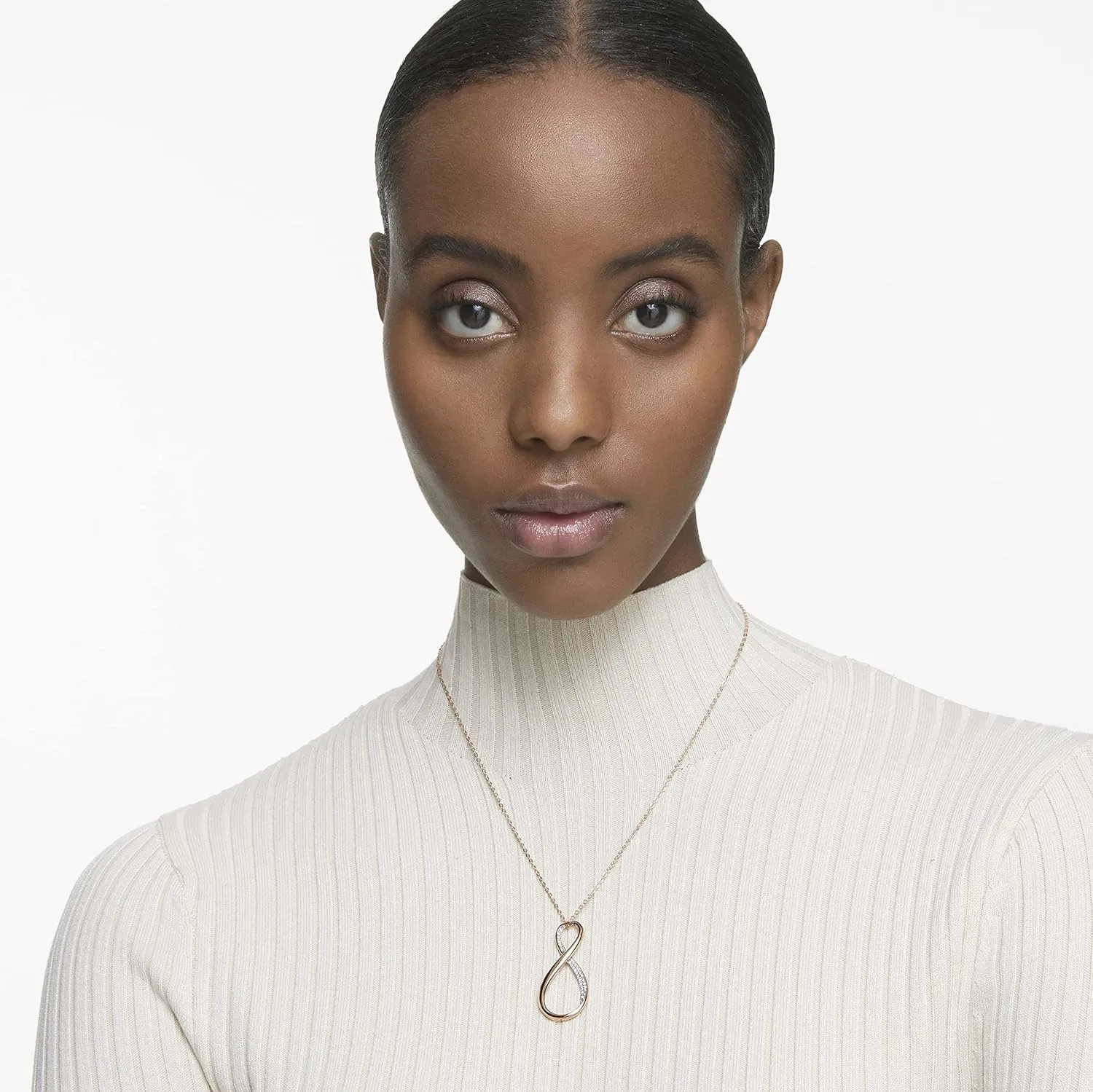 Swarovski Exist Crystal Earring and Necklace Jewelry Collection, Clear Crystals