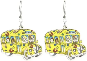 Teacher Read Earrings Cute Frog Fish ABC Letter Drop Dangle Earrings for Women Back to School Gift
