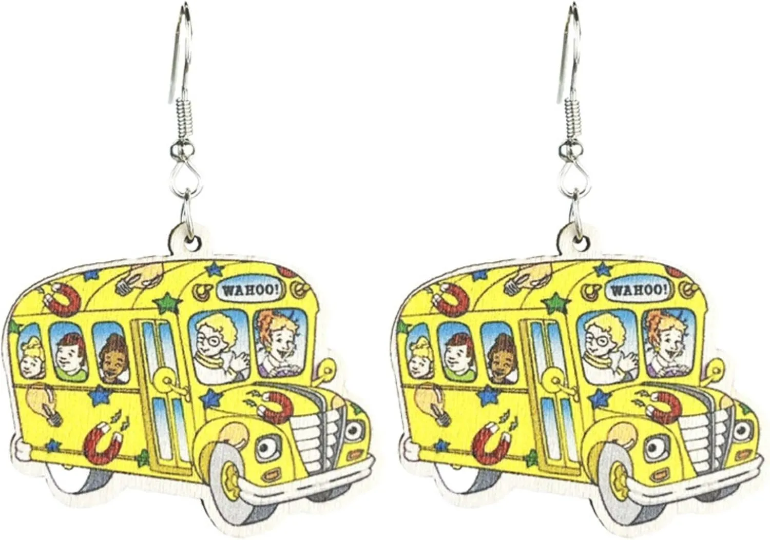 Teacher Read Earrings Cute Frog Fish ABC Letter Drop Dangle Earrings for Women Back to School Gift