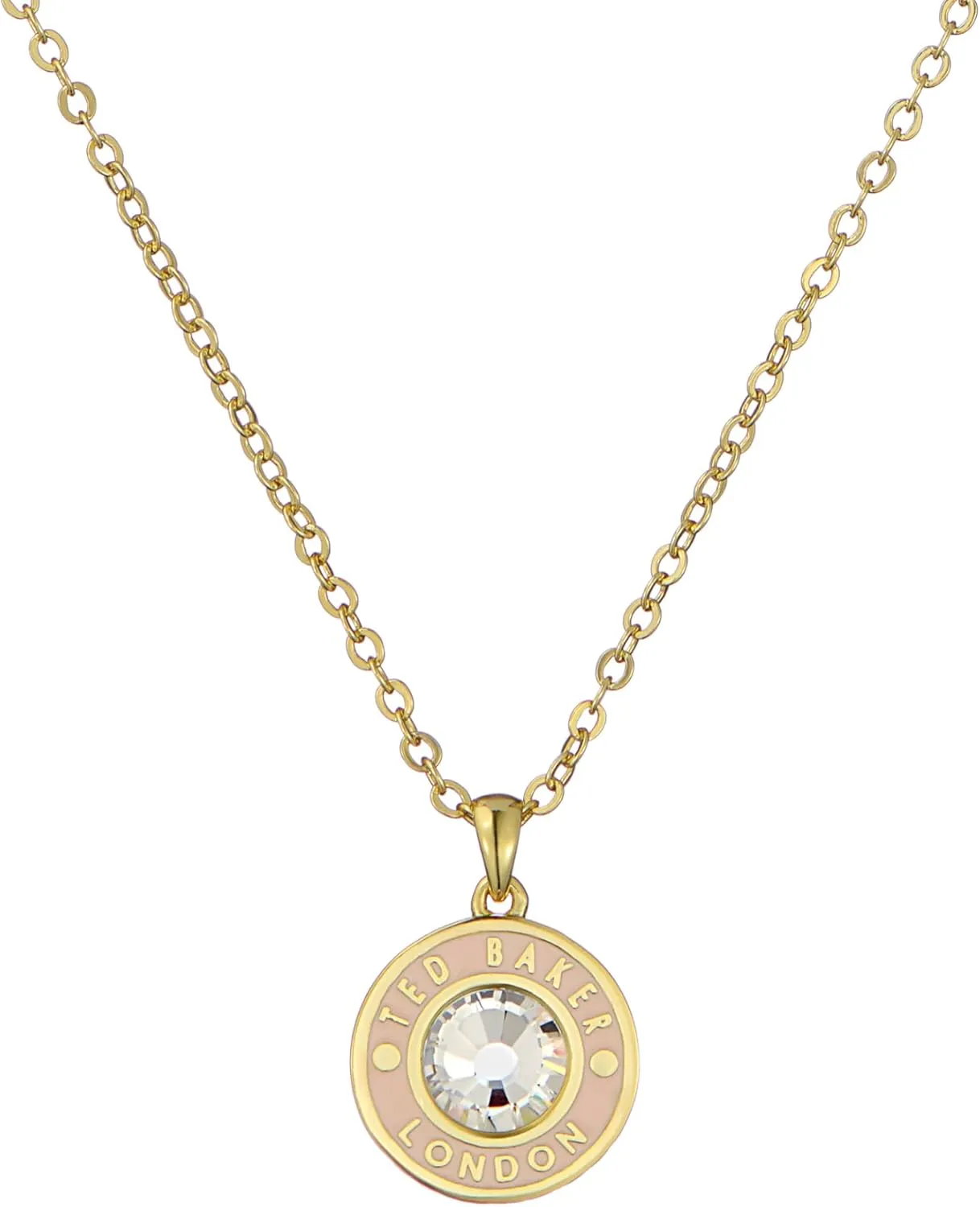 Ted Baker London Cherlie Crystal Button Pendant Necklace For Women