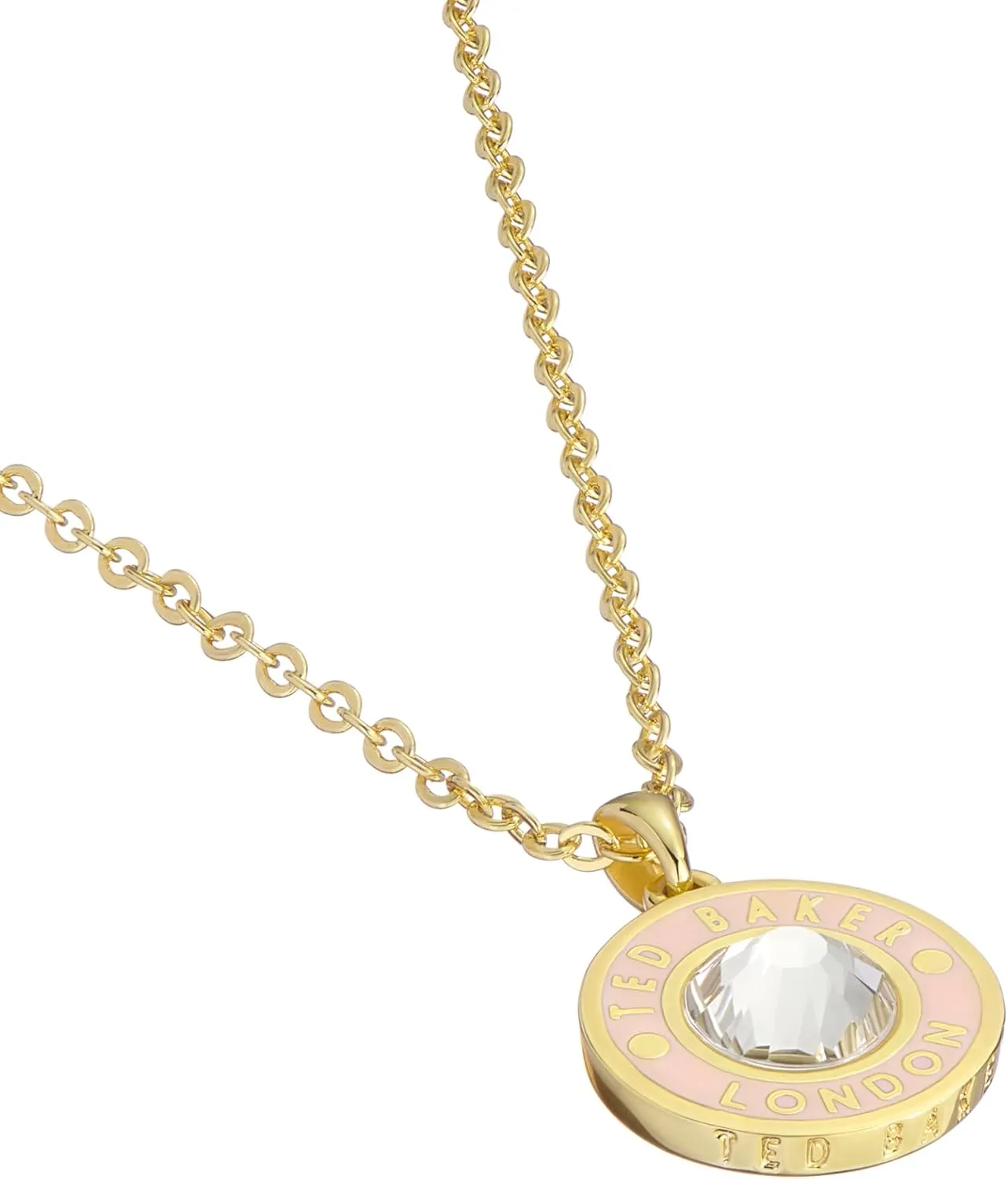 Ted Baker London Cherlie Crystal Button Pendant Necklace For Women