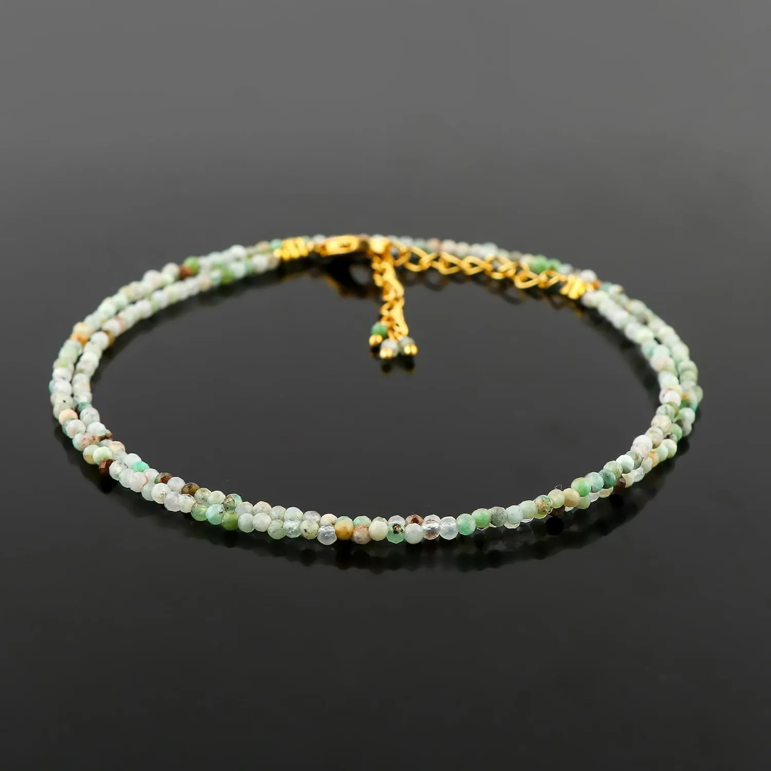TGH Natural Gemstone Faceted Beads Handmade Beaded Necklace, Energy Healing Stones, Birthstone Jewlry, Crystals Women Fashion Jewelry for her, Mother's Day Gifts, Statement Necklace