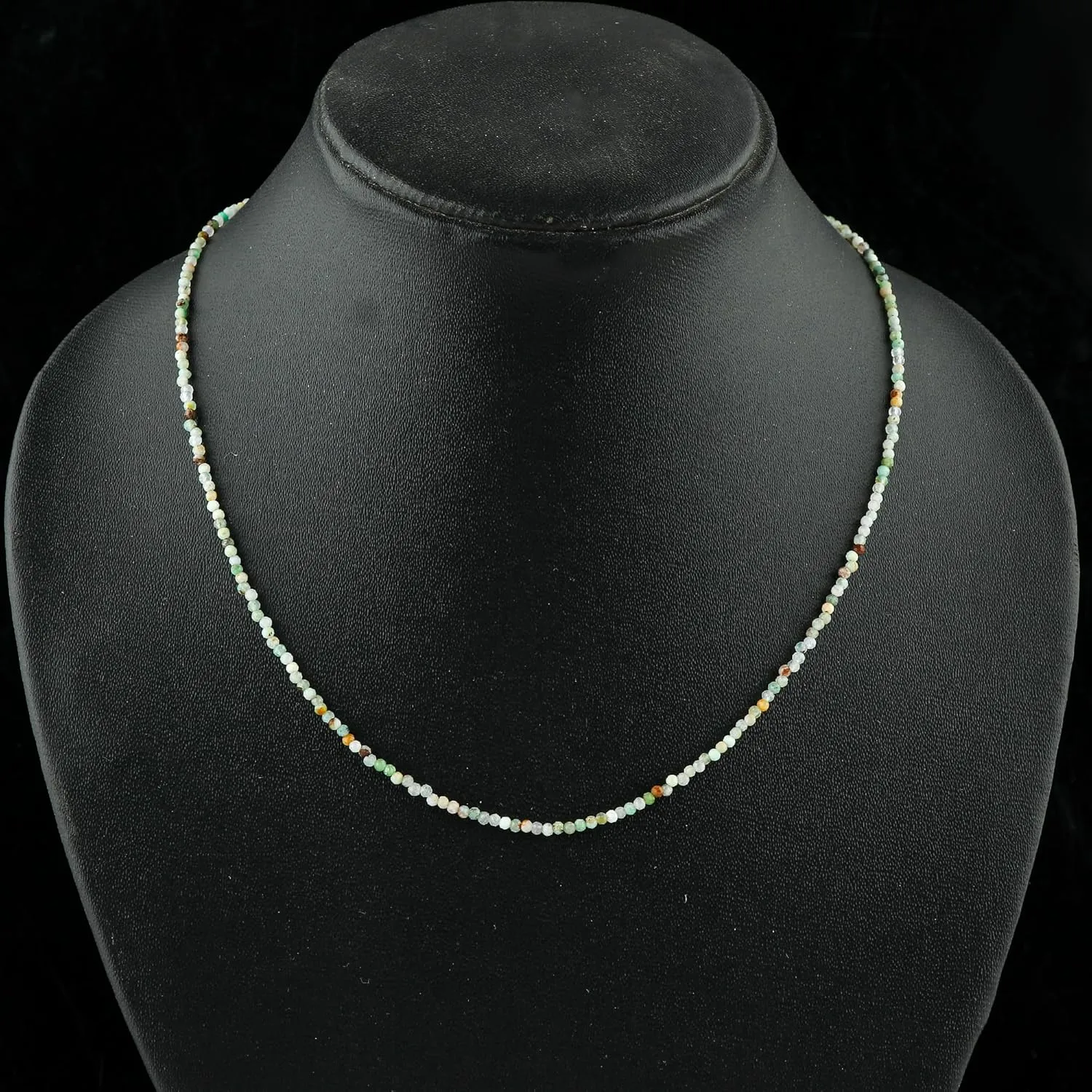 TGH Natural Gemstone Faceted Beads Handmade Beaded Necklace, Energy Healing Stones, Birthstone Jewlry, Crystals Women Fashion Jewelry for her, Mother's Day Gifts, Statement Necklace