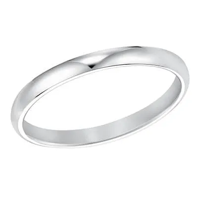 The Traditional 2mm Wedding Band
