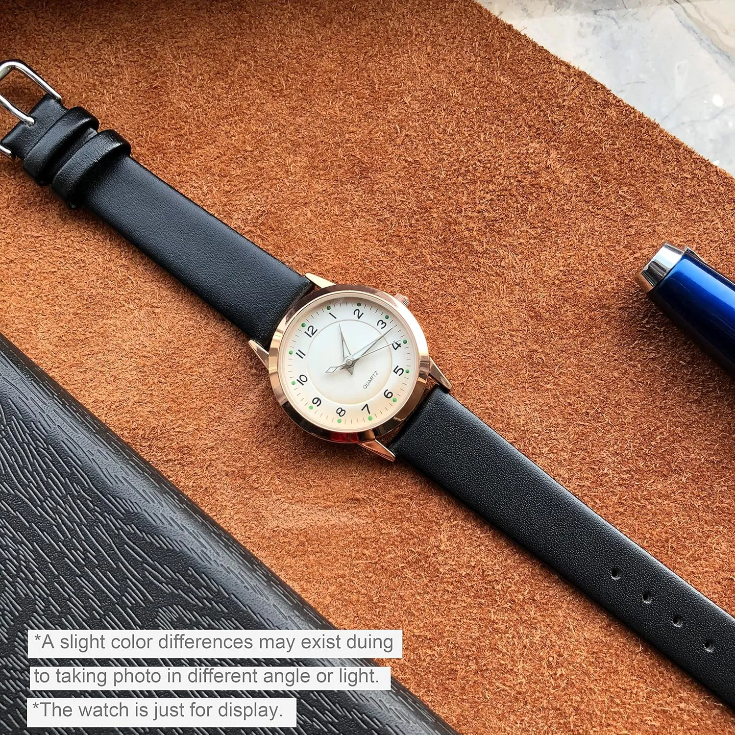 Thin Leather Watch Bands Replacement for Men Women (6 7 8 10 12 13 14 15 16 17 18 19 20 22 24mm)