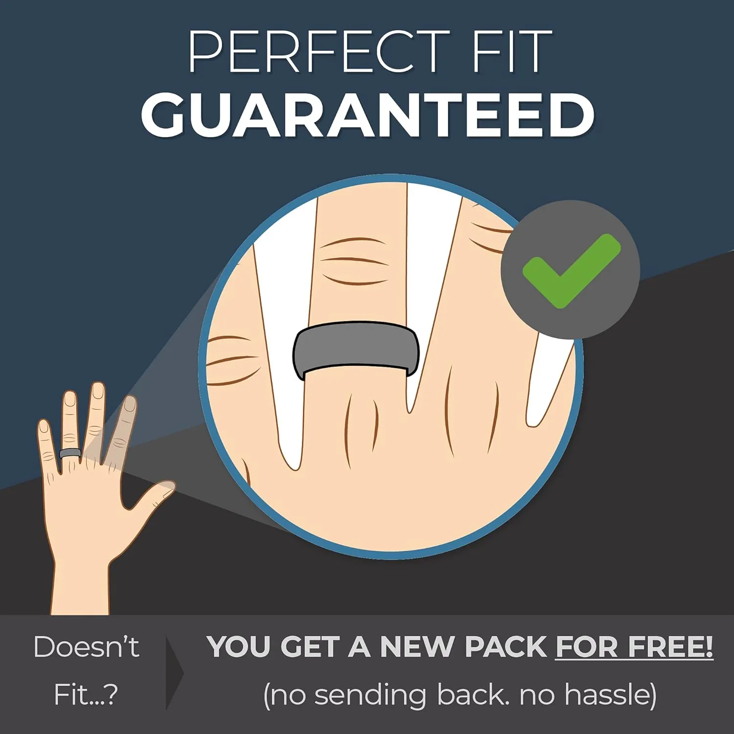 ThunderFit Men Silicone Wedding Rings, Breathable Pattern Engagement Bands 8mm Wide 2mm Thick - 1/4/7 Variety Multipack