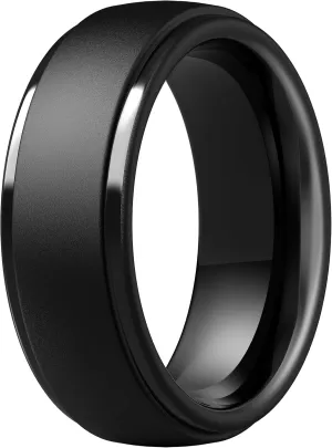 ThunderFit Silicone Mens Wedding Rings, 10mm Wide 2.5mm Thick Rubber Wedding Bands-Variety Multipack 1-7