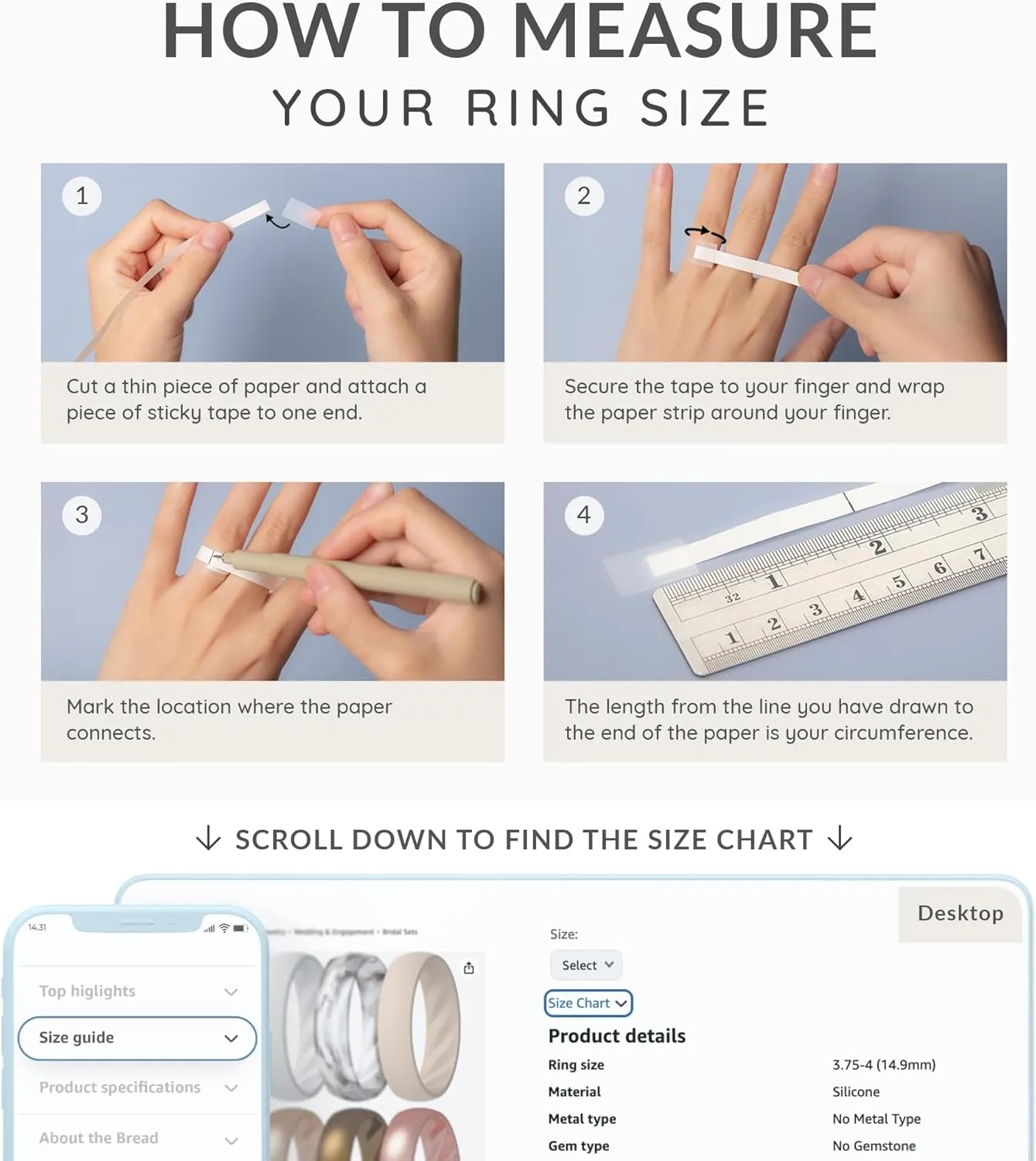 ThunderFit Women's Silicone Wedding Rings, Rubber Engagement Bands 6mm Wide 2mm Thick - 1/4/6/8/9/12 Variety Multipack