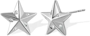 Tiny Sterling Silver Star Stud Earrings for Women, Hypoallergenic with Cubic Zirconia Small Stud Earrings Star Jewelry