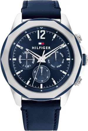 Tommy Hilfiger Men's Multifunction Quartz Watch  Stainless Steel Case, 5 ATM Water Resistant, Urban Style Timepiece, Gift for Him